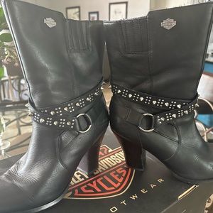 Women’s Harley Davidson boots size 10 very good condition
